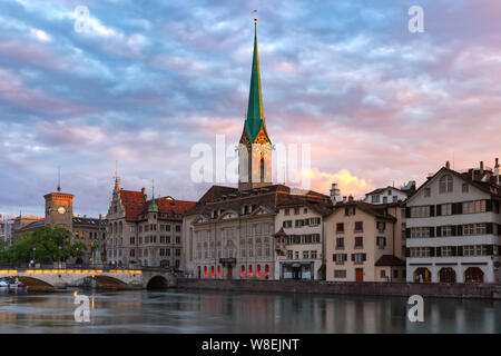 Zurich, plus grande ville de Suisse Banque D'Images