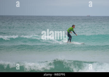 Compétition de Surf Boardmasters 2019 Banque D'Images