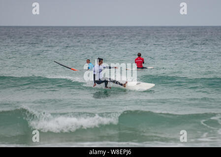 Compétition de Surf Boardmasters 2019 Banque D'Images