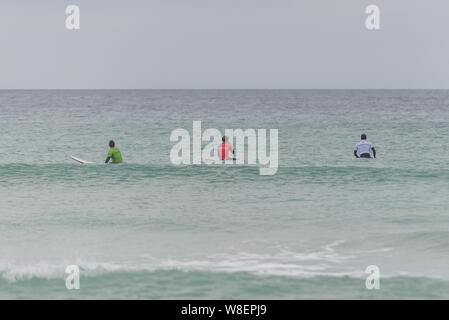 Compétition de Surf Boardmasters 2019 Banque D'Images