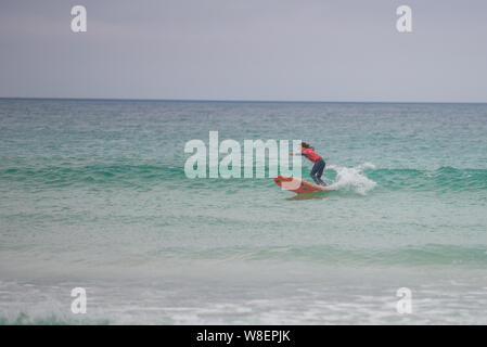 Compétition de Surf Boardmasters 2019 Banque D'Images