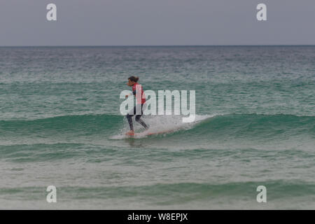 Compétition de Surf Boardmasters 2019 Banque D'Images