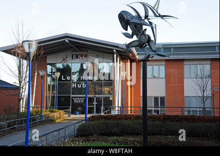 Le Royal National College for the Blind, Hereford. Point 4 de l'immeuble. Banque D'Images