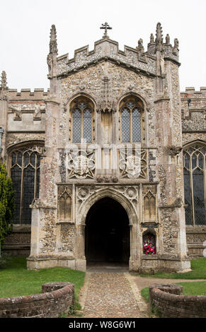 L'église de Paris de Saint Jean Baptiste à Thaxted, Essex. Banque D'Images