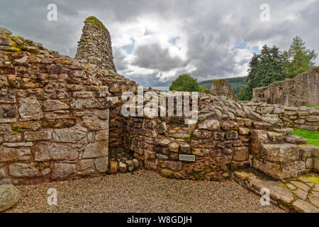 KILDRUMMY CASTLE ABERDEENSHIRE ECOSSE LE FOUR À PAIN Banque D'Images