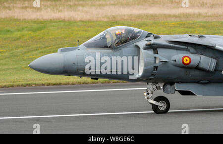 L'Espagnol EAV-8B Harrier II au Royal International Air Tattoo 2019 Banque D'Images