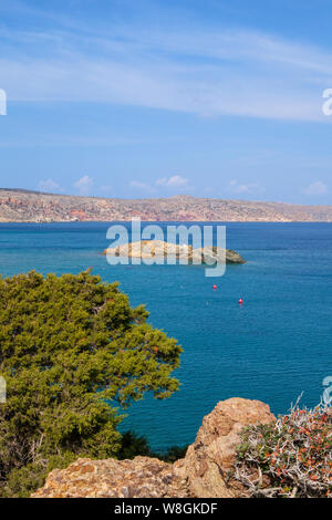 Plage - destination touristique populaire en Crète, Grèce Banque D'Images