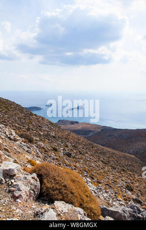 Une image de paysage de l'Est de la Crète, Grèce Banque D'Images