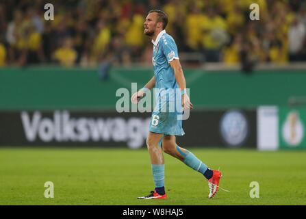 Düsseldorf, Deutschland. 09Th Aug 2019. firo : 09.08.2019 DFB Pokal 2019/2020 Football, 1er tour KFC Uerdingen Krefeld - BVB Borussia Dortmund Kevin Grosskreutz | Conditions de crédit dans le monde entier : dpa/Alamy Live News Banque D'Images