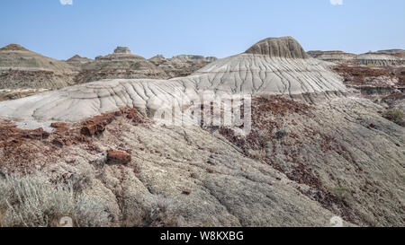 Badlands dans le parc provincial Dinosaur, en Alberta, Canada Banque D'Images