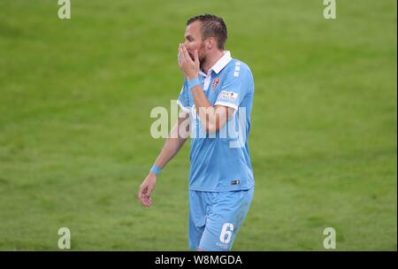 Düsseldorf, Deutschland. 09Th Aug 2019. firo : 09.08.2019 DFB Pokal 2019/2020 Football, 1er tour KFC Uerdingen Krefeld - BVB Borussia Dortmund Kevin Grosskreutz déçu | Conditions de crédit dans le monde entier : dpa/Alamy Live News Banque D'Images