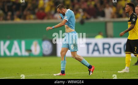 Düsseldorf, Deutschland. 09Th Aug 2019. firo : 09.08.2019 DFB Pokal 2019/2020 Football, 1er tour KFC Uerdingen Krefeld - BVB Borussia Dortmund Kevin Grosskreutz | Conditions de crédit dans le monde entier : dpa/Alamy Live News Banque D'Images