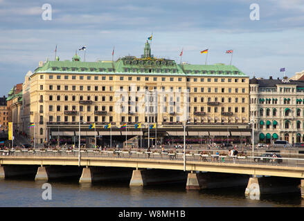 Grand Hotel Stockholm en Suède, le 2 août 2019 Banque D'Images