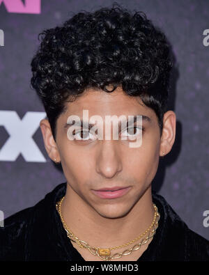 West Hollywood, USA. 09Th Aug 2019. WEST HOLLYWOOD, LOS ANGELES, CALIFORNIE, USA - 09 août : Angel Bismark Curiel arrive sur le tapis rouge pour l'événement de FX 'Poser' tenue au Centre de Design Pacifique le 9 août 2019 à West Hollywood, Los Angeles, Californie, USA. ( Photo : Agence de Presse Image/Alamy Live News Banque D'Images