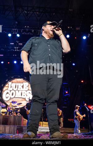 20 juillet 2019, Twin Lakes, Wisconsin, États-Unis : LUC COMBS pendant le Festival de musique de Thunder Twin Lakes, Wisconsin (crédit Image : © Daniel DeSlover/Zuma sur le fil) Banque D'Images