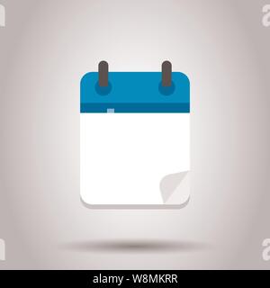 Dans l'icône de l'organisateur calendrier style transparent. Nomination d'illustration vectorielle de l'événement isolé sur fond. Mois concept d'entreprise. Illustration de Vecteur