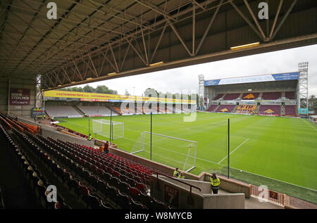 Vue générale du terrain avant le match de championnat écossais de Ladbrokes Fir Park Stadium, Motherwell. Banque D'Images