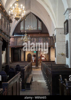 Intérieur de l'Esprit Saint (ou de l'Église Saint-esprit Église), Tallinn Banque D'Images