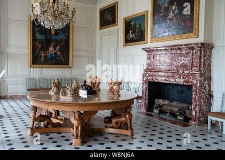 L'un des nombreux salons dans le Grand Trianon Palace - Palais de Versailles, Yvelines, Île-de-France de France Banque D'Images