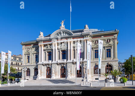 Grand Théâtre de Genève, Genève, Suisse Banque D'Images