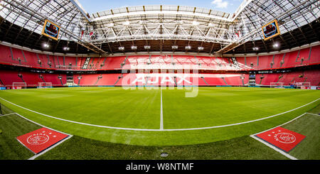 Amsterdam, Pays-Bas. 10 août, 2019. AMSTERDAM, Ajax - FC Emmen, 10-08-2019, le football, l'Eredivisie néerlandaise, de la saison 2019-2020, Johan Cruyff Arena, stade de l'aperçu : Crédit Photos Pro/Alamy Live News Banque D'Images