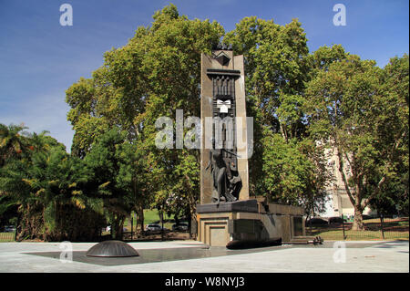 Un monument à Eva Peron, connue tout simplement sous le nom d'Evita, rend hommage à la mémoire de la femme la plus importante de l'histoire Argentine Banque D'Images