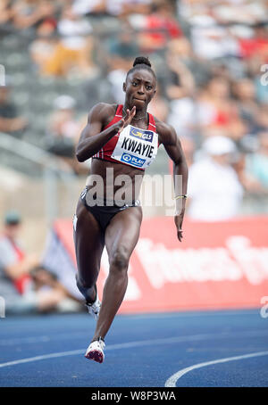 KWAYIE Neukoellner Lisa Marie (SF) l'action. 200m, demi-finale des femmes sur allemand 04.08.2019 Championnats mondiaux d'athlétisme 2019, à partir de la 03.08. - 04.08.2019 à Berlin / Allemagne. Dans le monde d'utilisation | Banque D'Images