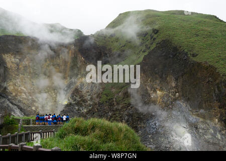 Parc National Yangmingshan hot springs Banque D'Images