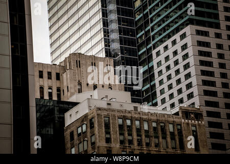 Voyageant dans les rues de Toronto en juin 2019, Canada Banque D'Images