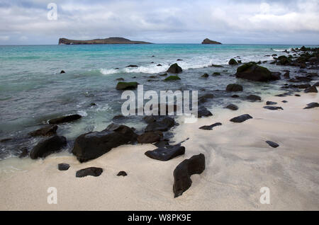 Plage des îles Galapagos Banque D'Images