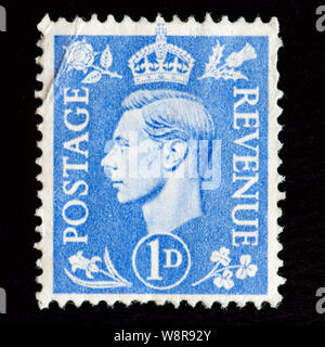 Timbre Grande Bretagne - Le Roi George VI Banque D'Images