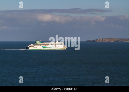 Holyhead, pays de Galles - Irish Ferries Ferry de bateau, le 18 novembre 2018 au Royaume-Uni. Banque D'Images