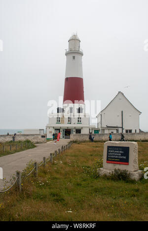 Portland Bill Dorset Royaume Uni 21 Juillet 2019 - : Portland Bill Lighthouse visitor centre Banque D'Images