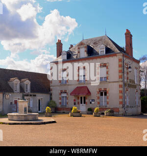 Hôtel Du Labrador à Saint Benoir sur Loire, Loiret, France Banque D'Images