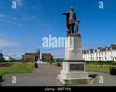 Statue de James George Smith Niell, CB, Wellington Square, Ayr, South Ayrshire, Écosse, Royaume-Uni Banque D'Images