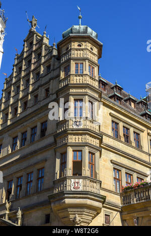 Maison historique à Rotenburg ob der Tauber sur l'Allemagne Banque D'Images