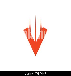 Conception unique simple icône inhabituelle logo vector pour votre entreprise Illustration de Vecteur