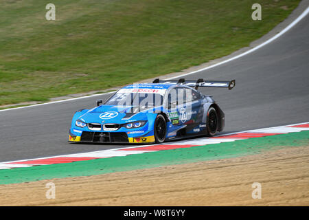 Kent, UK. 11 août 2019. Philipp Eng (RMR) de l'équipe BMW DTM durant la course 2 de la DTM Allemand (voitures de tourisme) et la série W à Brands Hatch Circuit GP le dimanche, Août 11, 2019 dans le Kent, Angleterre. Credit : Taka G Wu/Alamy Live News Crédit : Taka Wu/Alamy Live News Banque D'Images