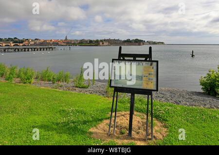 Carnforth et Lowry Trail de bord de Tweedmouth partie du Lowry Trail, Weymouth, Dorset, Angleterre, Royaume-Uni. Banque D'Images