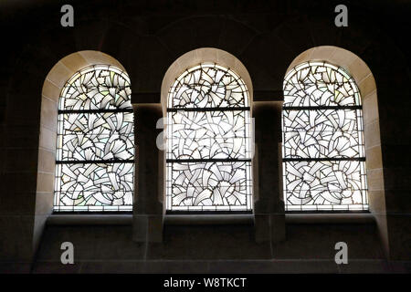 Les fenêtres de l'église St. Paul, Bâle, Suisse Banque D'Images