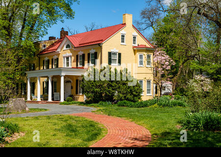 Le Marshall House, maison de George C Marshall, 312 East Market Street, Leesburg, Virginia Banque D'Images