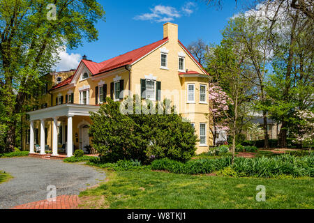 Le Marshall House, maison de George C Marshall, 312 East Market Street, Leesburg, Virginia Banque D'Images