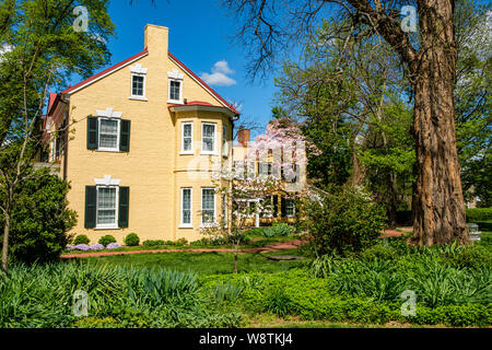 Le Marshall House, maison de George C Marshall, 312 East Market Street, Leesburg, Virginia Banque D'Images