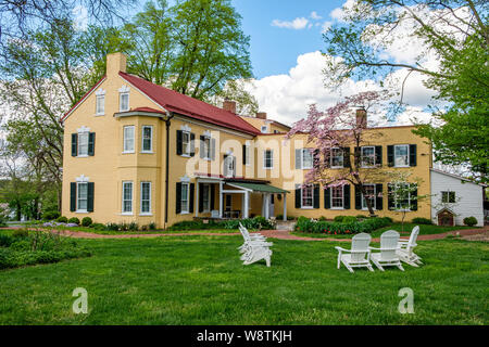 Le Marshall House, maison de George C Marshall, 312 East Market Street, Leesburg, Virginia Banque D'Images