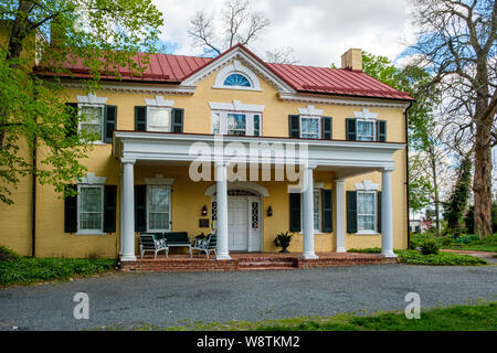 Le Marshall House, maison de George C Marshall, 312 East Market Street, Leesburg, Virginia Banque D'Images