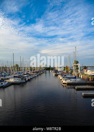 Nepean Sailing Club Marina Banque D'Images