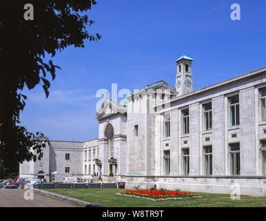 Le Centre Civique, Civic Center Road, Southampton, Hampshire, Angleterre, Royaume-Uni Banque D'Images