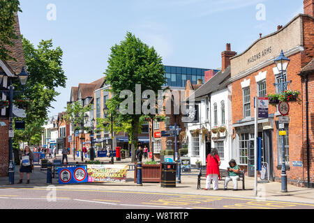 Solihull High Street, Solihull, West Midlands, England, United Kingdom Banque D'Images
