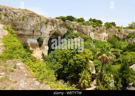 Parc archéologique de Neapolis à Syracuse, Sicile, Italie Île Banque D'Images