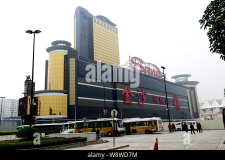 --FILE--Vue sur le Sands Macao Casino, administré par le Las Vegas Sands Corporation, à Macao, Chine, 27 décembre 2012. Sands China Ltd., le cas de Macao Banque D'Images